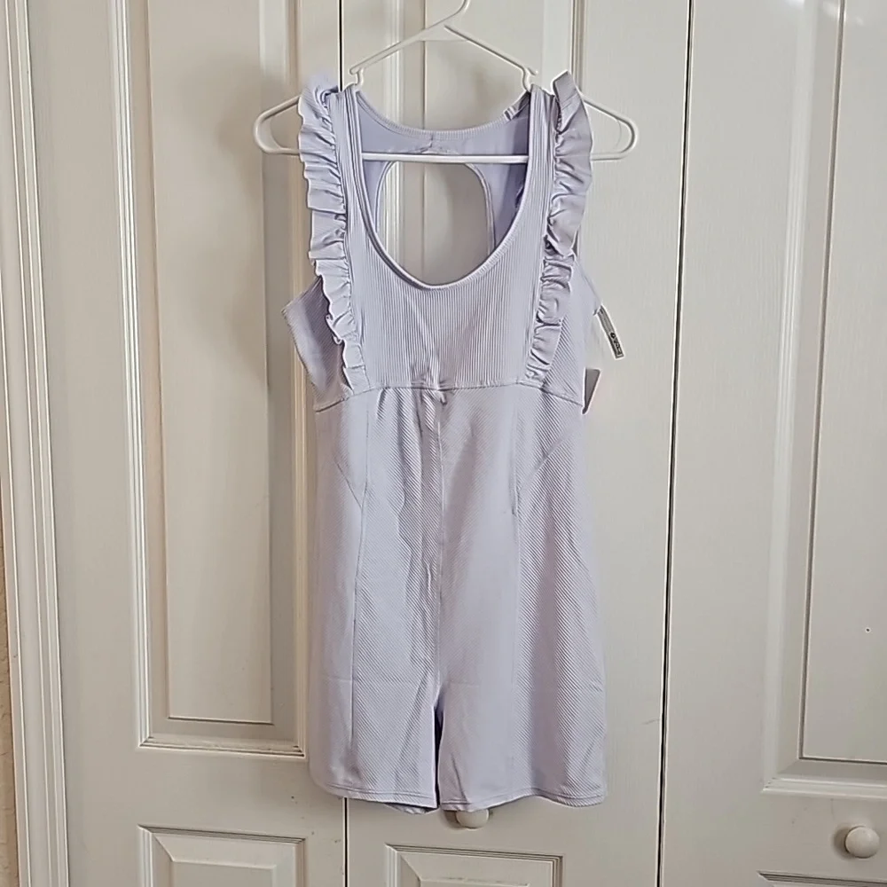 🎉HP NWT Free People Movement Ruffle Me Up One-piece Shortie - Size  L - Picture 14 of 17